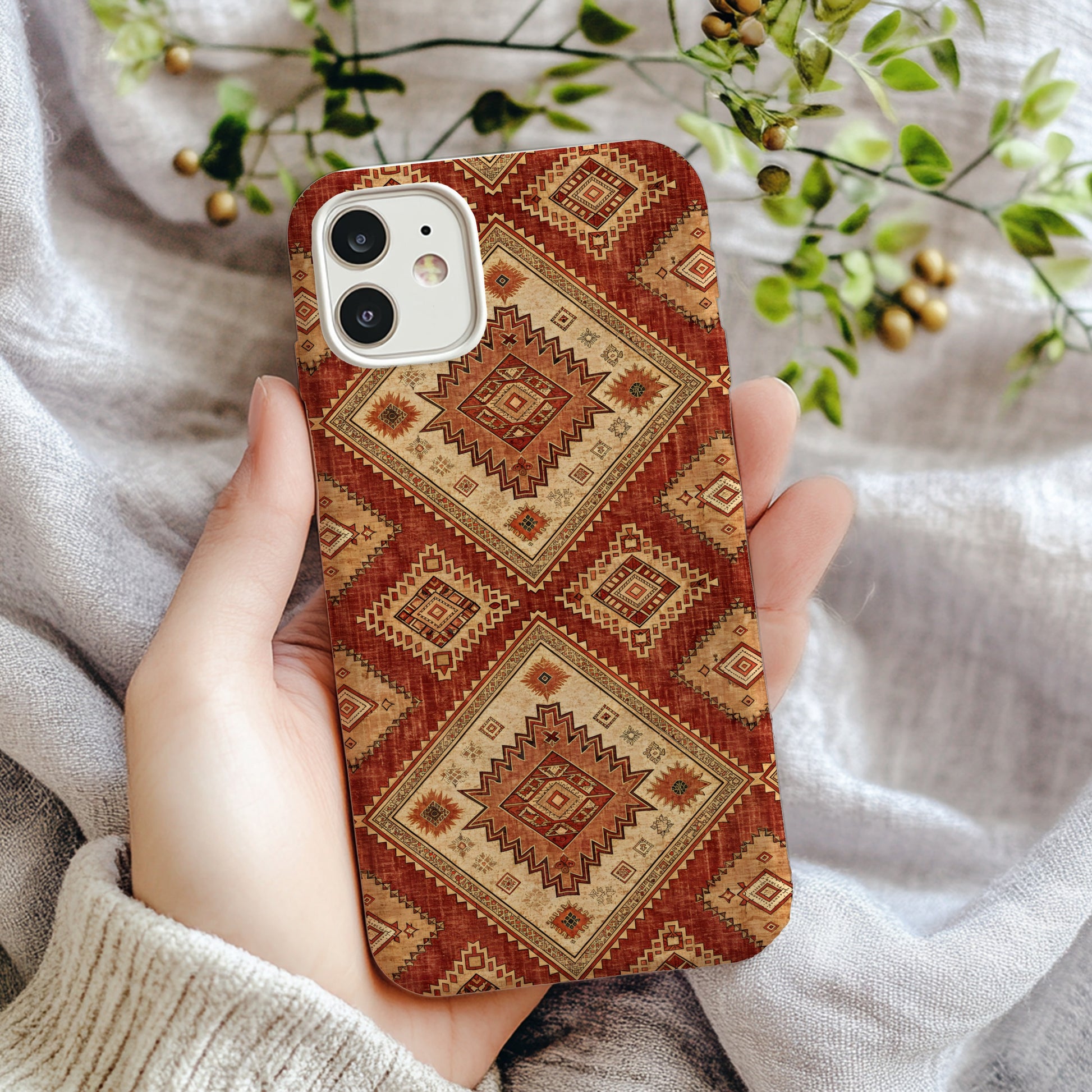 Intricate Bohemian Ethnic Patterned Phone Case