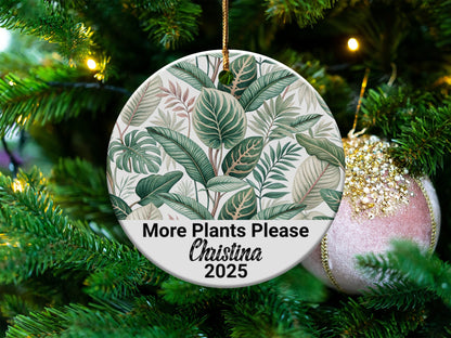 Personalized Greenery Ornament Christmas Decor product