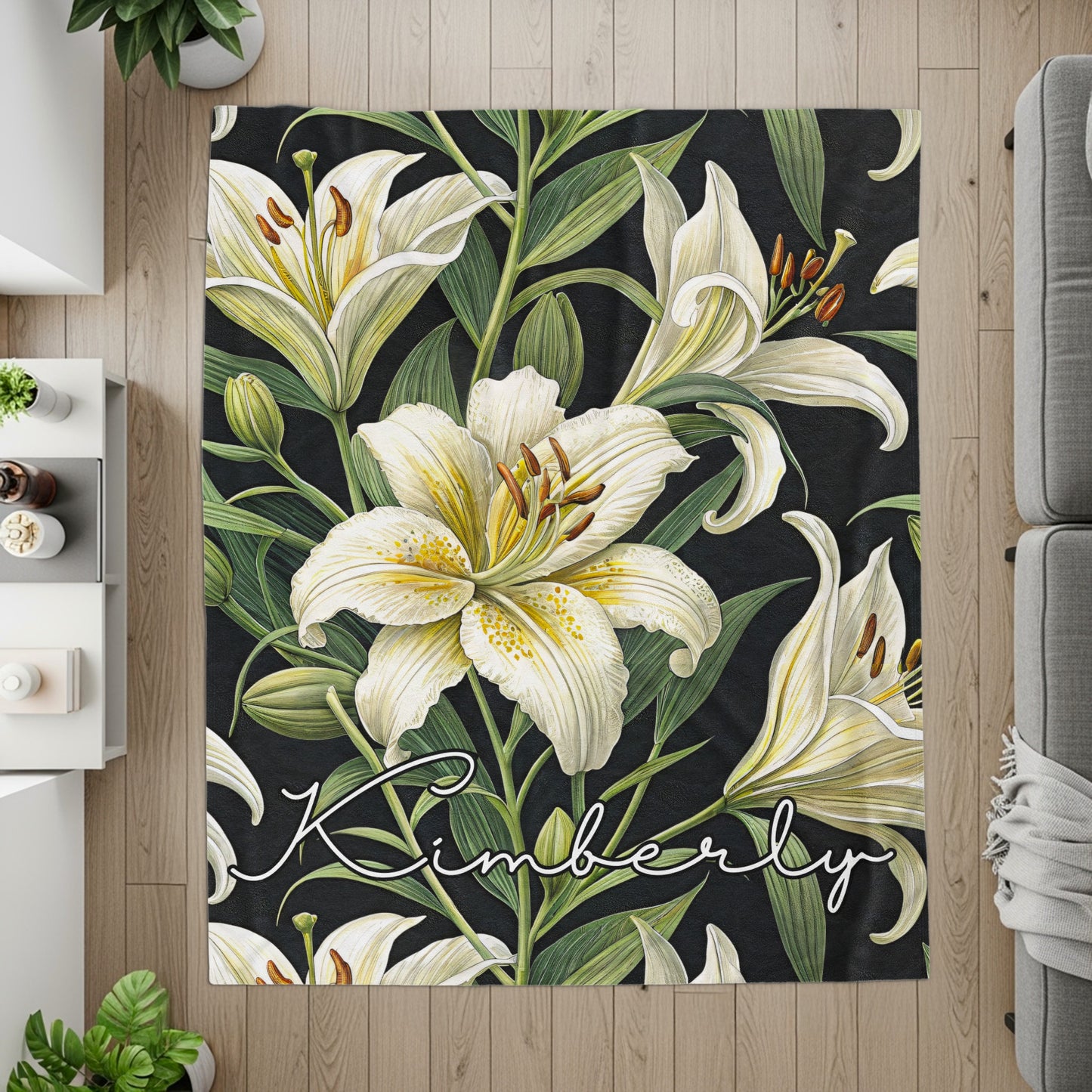 Kimberly Floral Design Decorative Rug