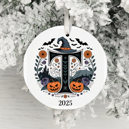 Personalized Halloween Monogram Ornament 2025 product type