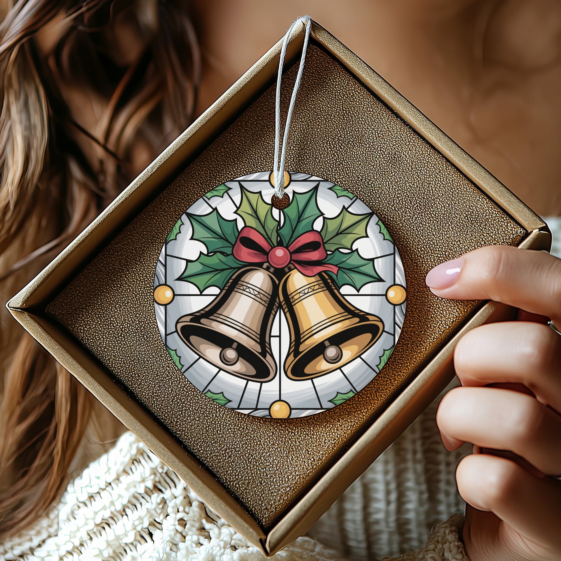Festive Bells Holiday Ornament Perfect Christmas Decor product