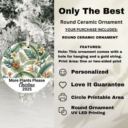 Only The Best Round Ceramic Ornament product type
