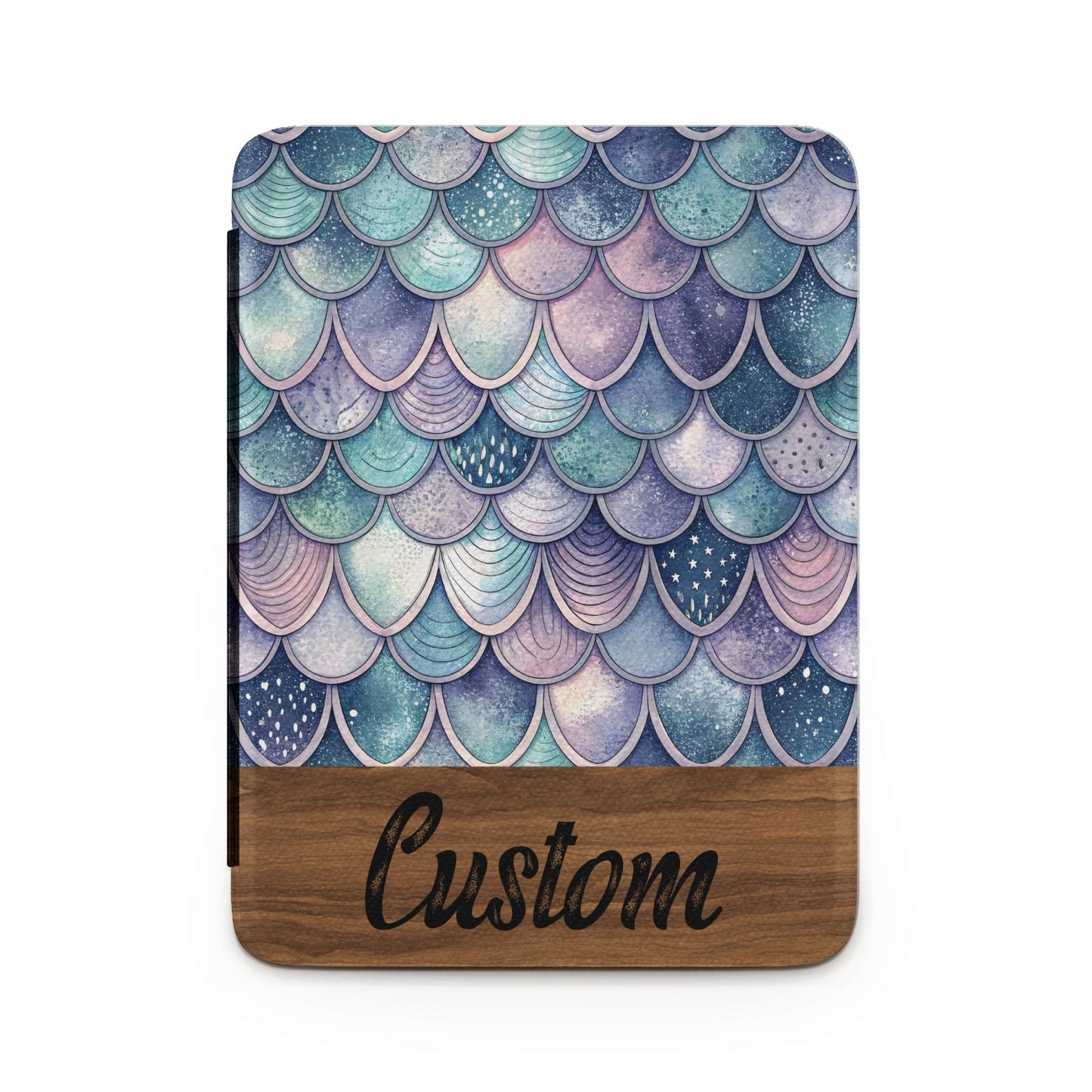 Colorful Mermaid Scale Design Custom Tablet Case
