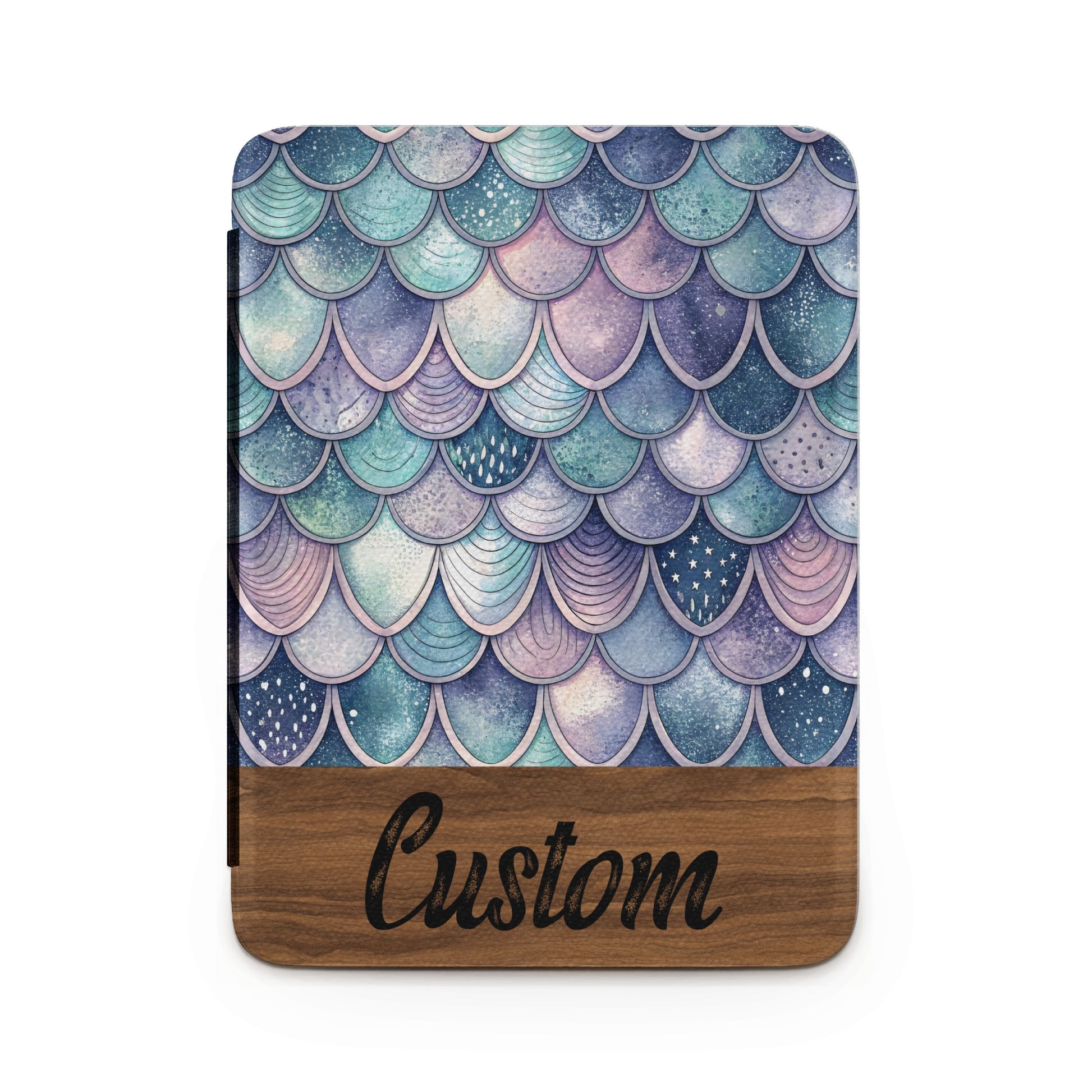 Colorful Mermaid Scale Design Custom Tablet Case