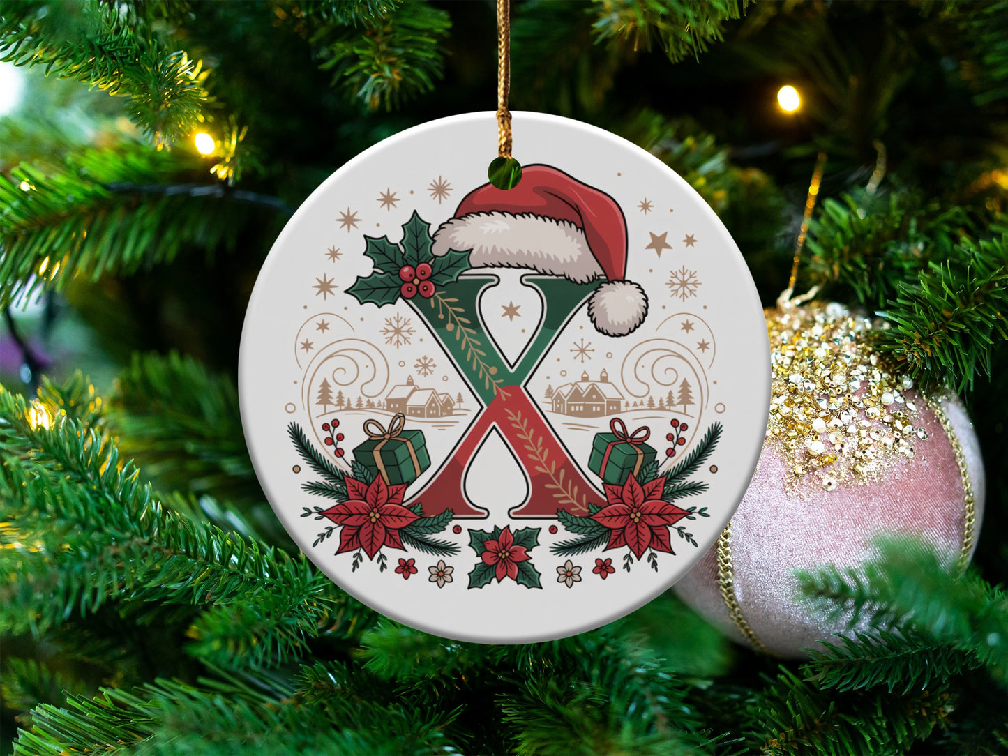 Festive Christmas Ornament With Holiday Decor product