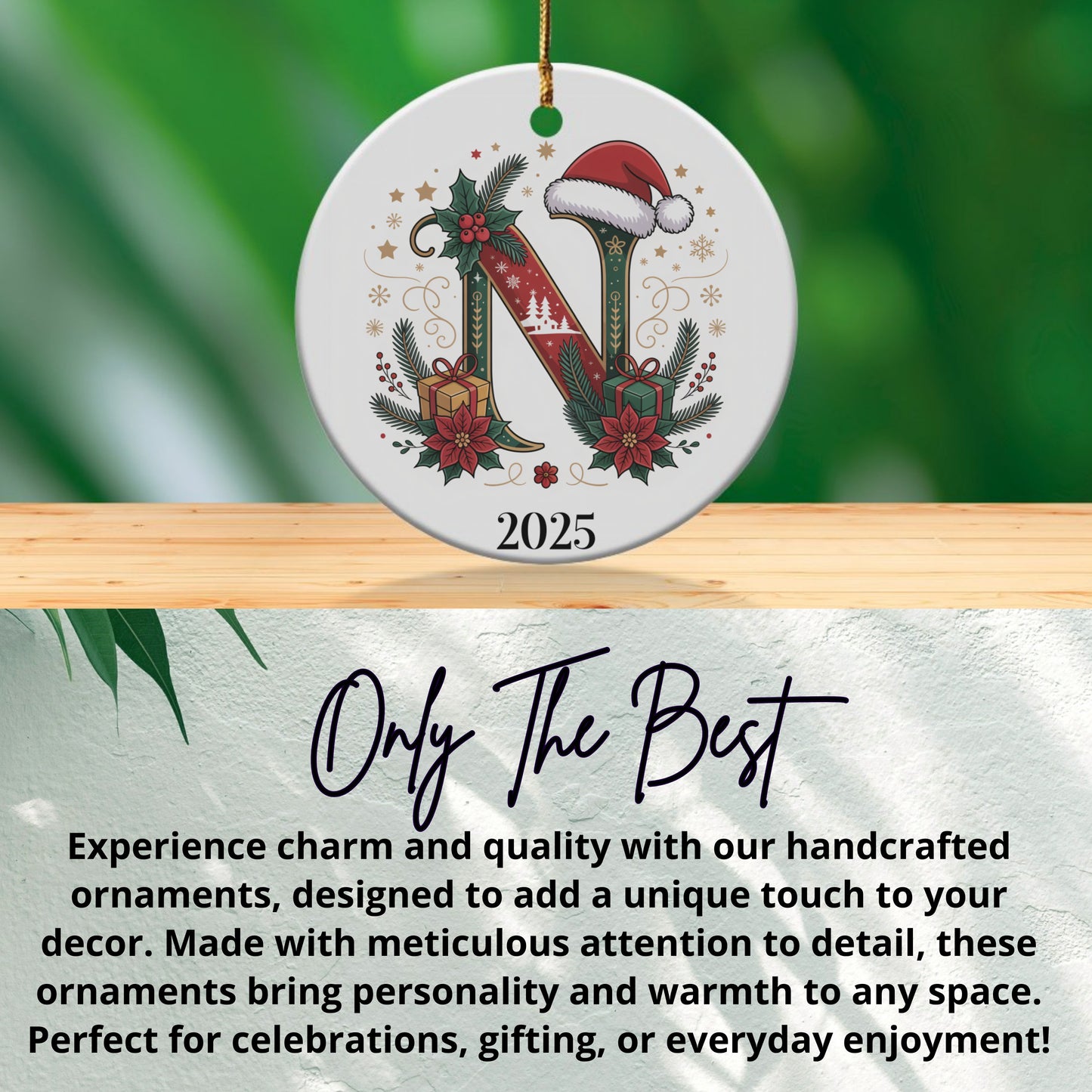 Personalized Christmas 2025 Ornament Festive Decor product