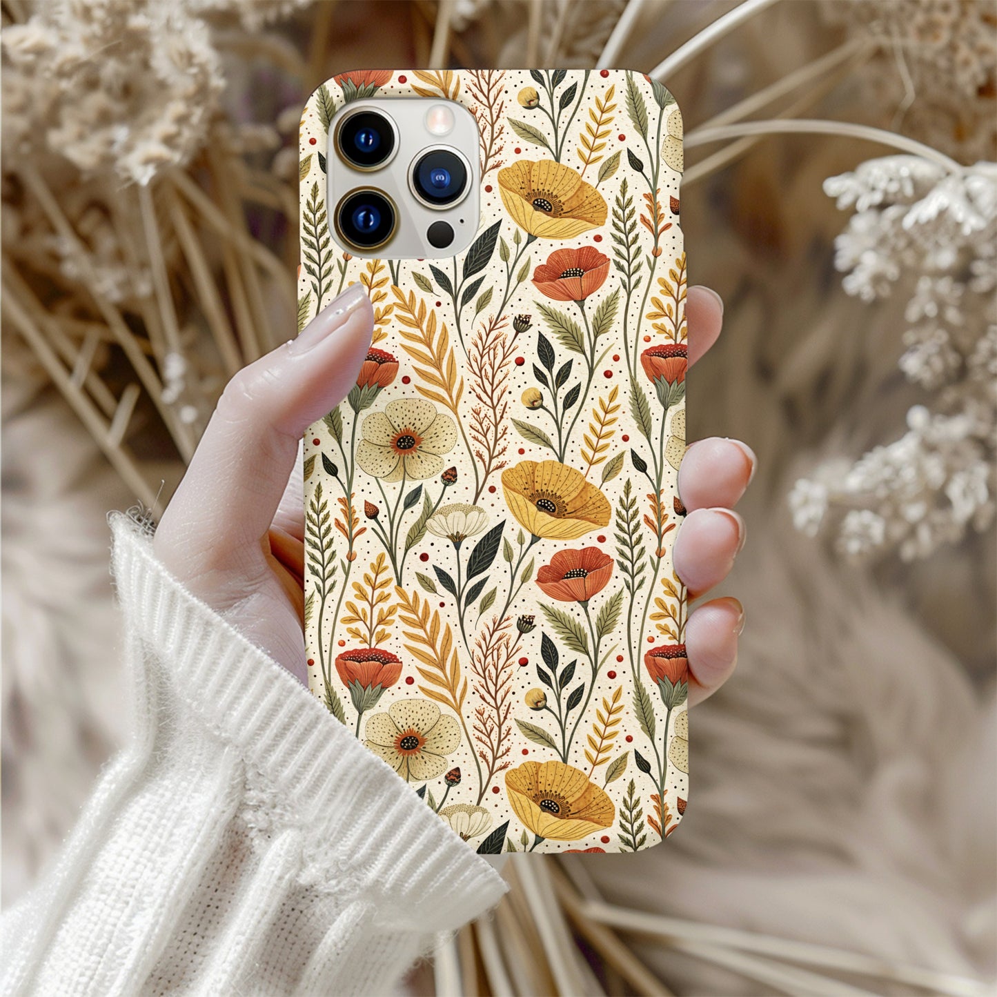 Vintage Floral Nature Inspired Smartphone Case