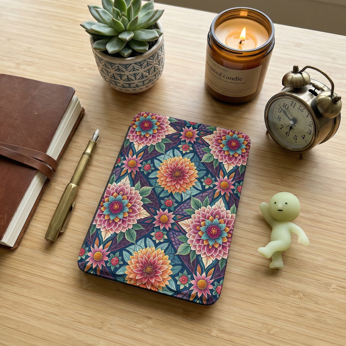Colorful Floral Design Hardcover Journal Product