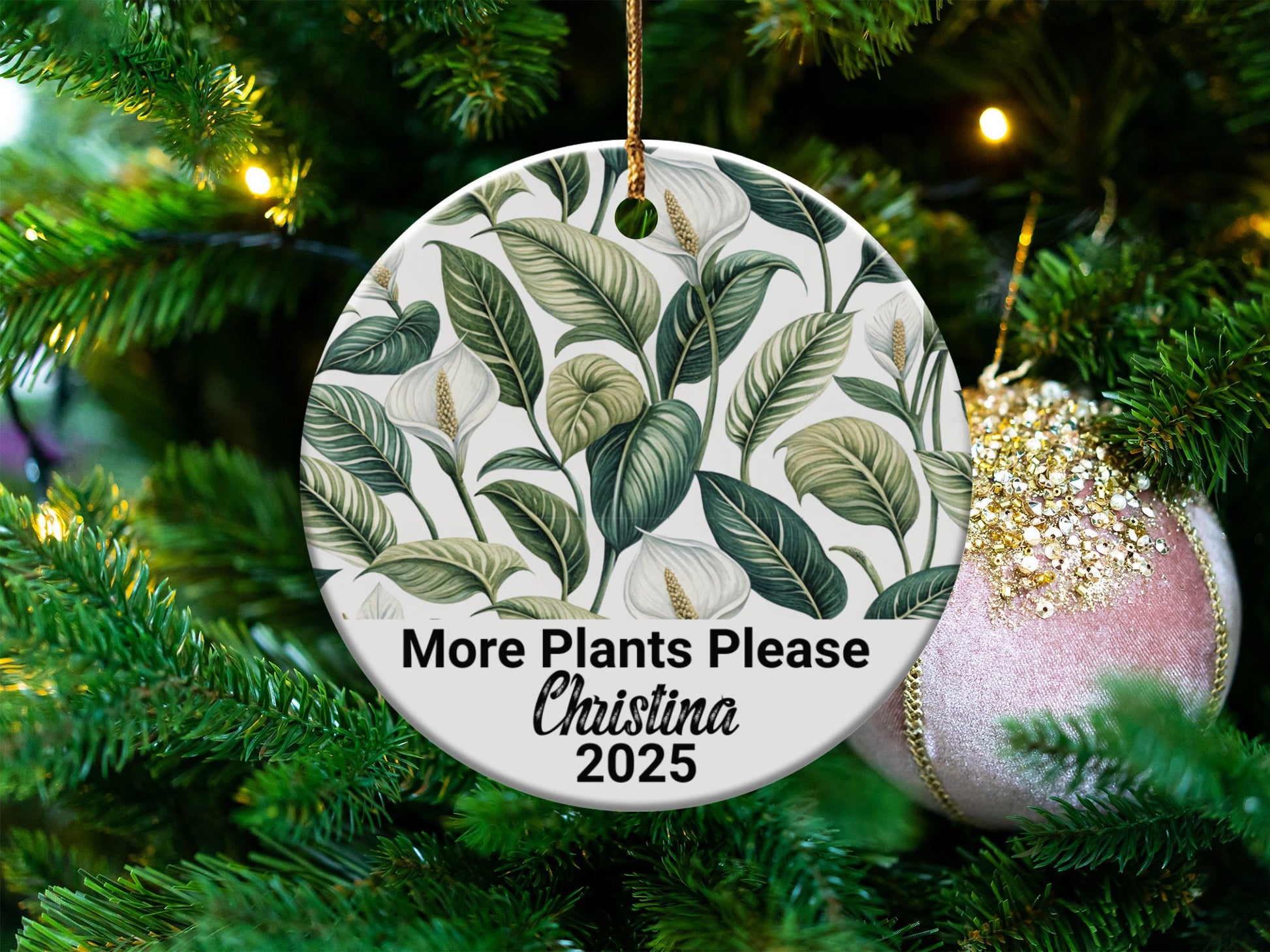 More Plants Please 2025 Christmas Ornament product type