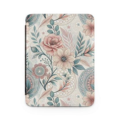 Artistic Floral Design Tablet Case for All Device Models