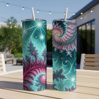 Vibrant Abstract Design Insulated Tumbler Cup