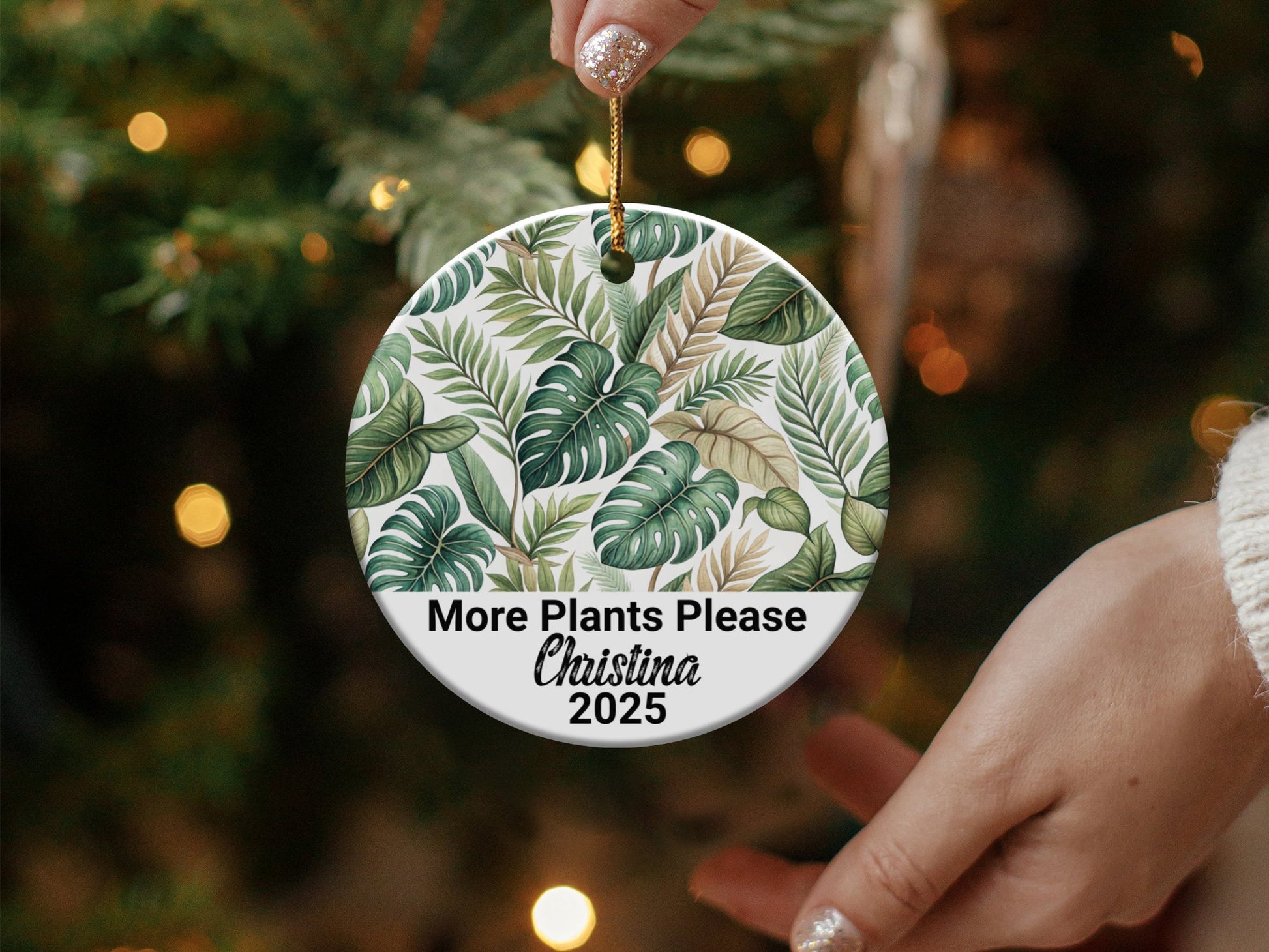 More Plants Please Christina 2025 Ornament product