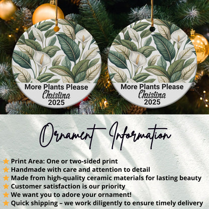 More Plants Please Christmas Ornament 2025 product