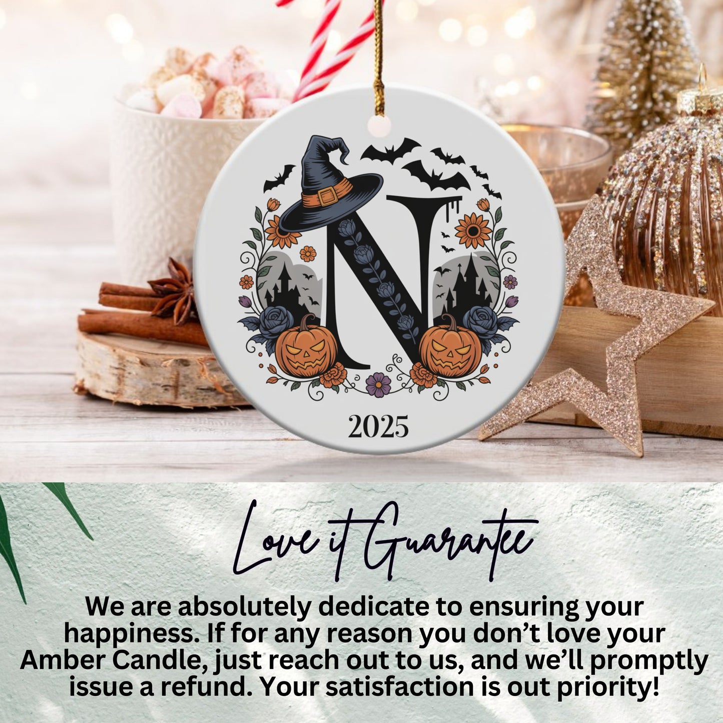 Halloween Themed Personalized Ornament product