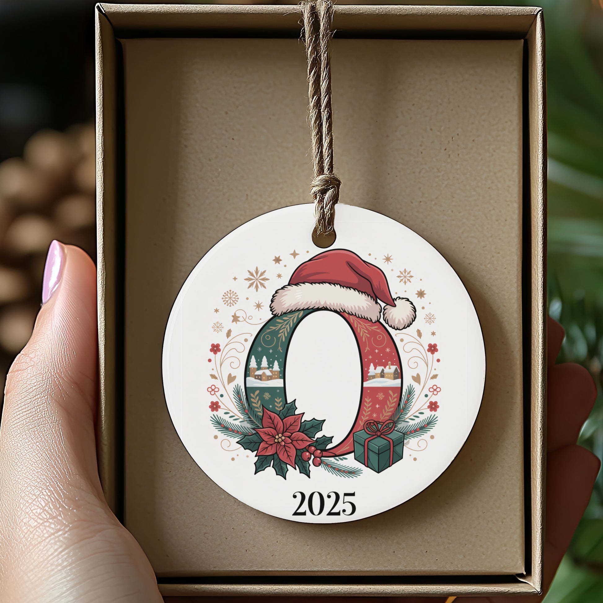 Personalized 2025 Christmas Ornament Holiday Product
