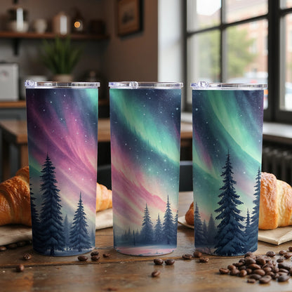 Northern Lights Sky Scenic Insulated Tumbler Product