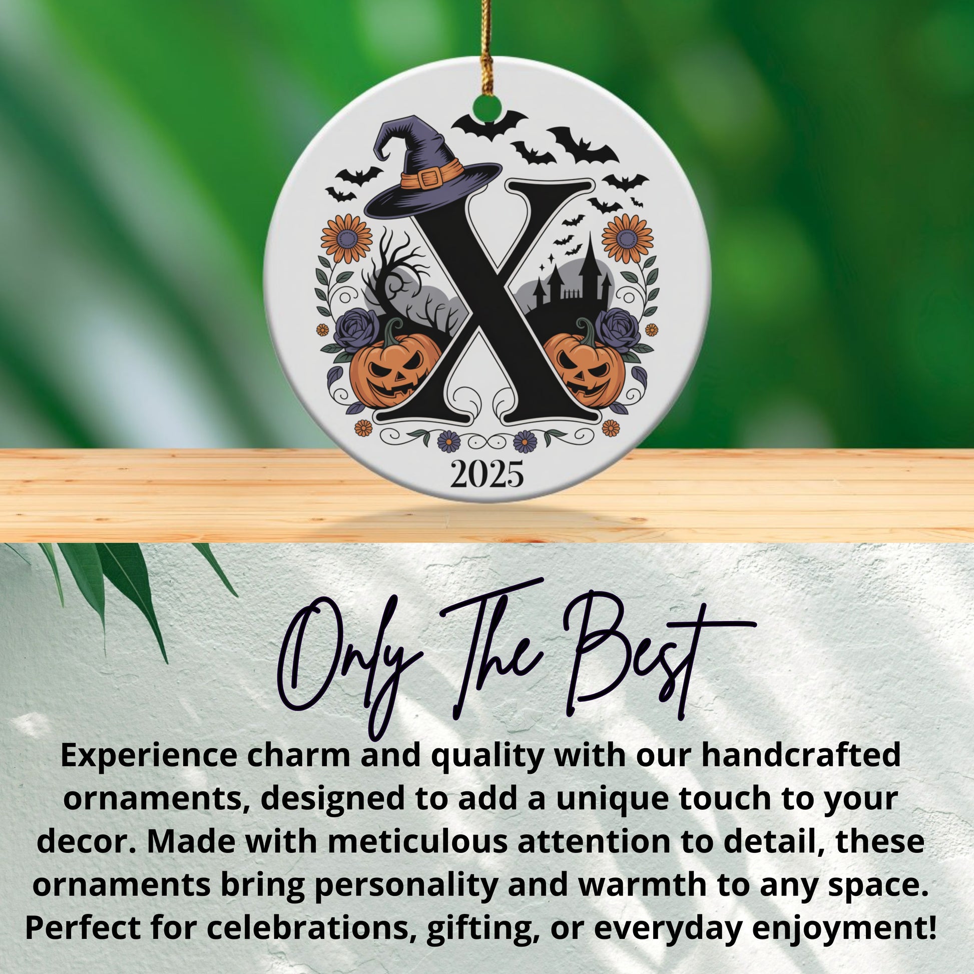 Personalized Halloween Themed Ornament product