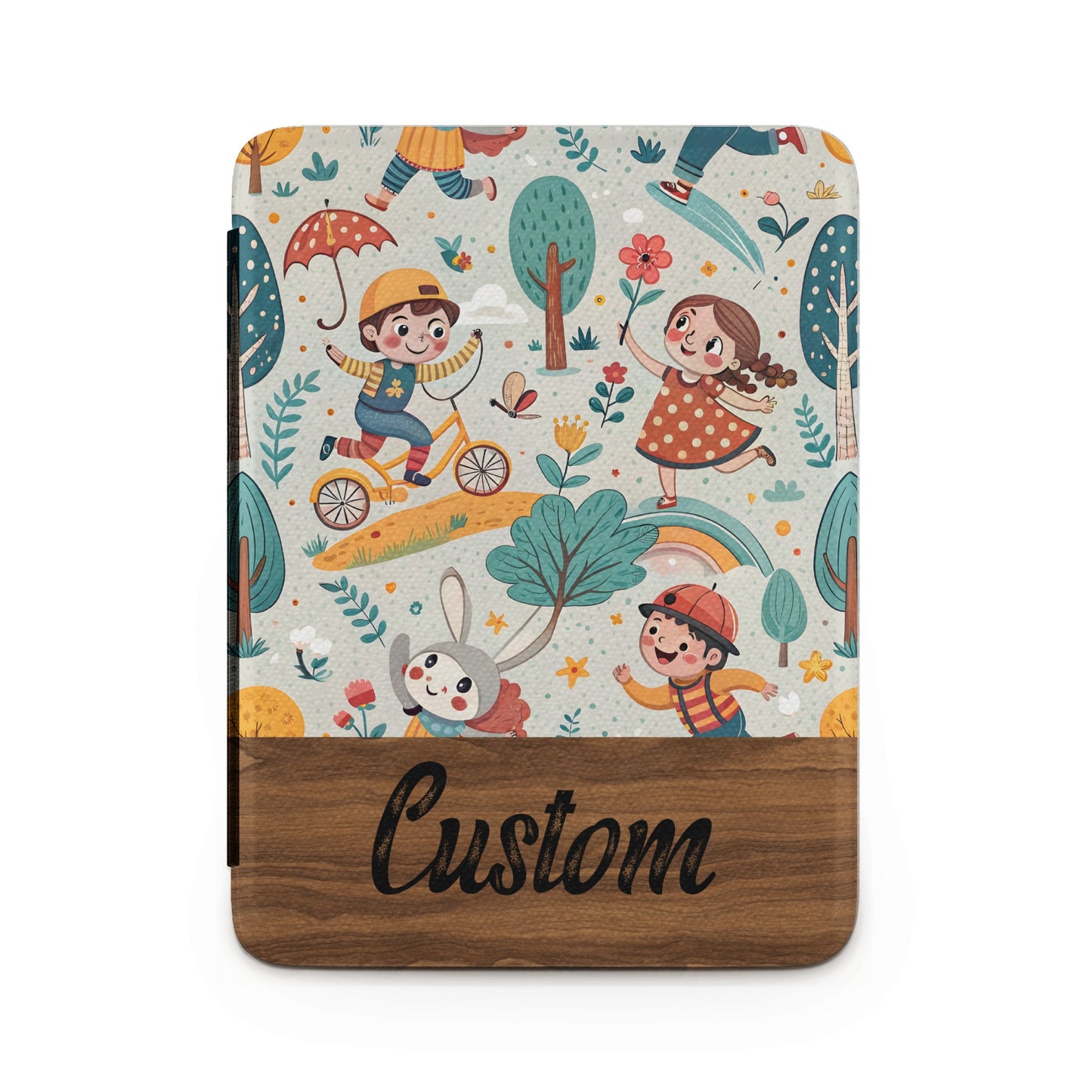 Adorable Children's Playground Illustration Custom