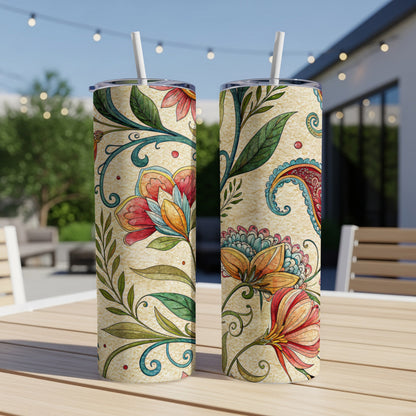Colorful Floral and Paisley Art Nouveau Inspired Design - Walk Greener