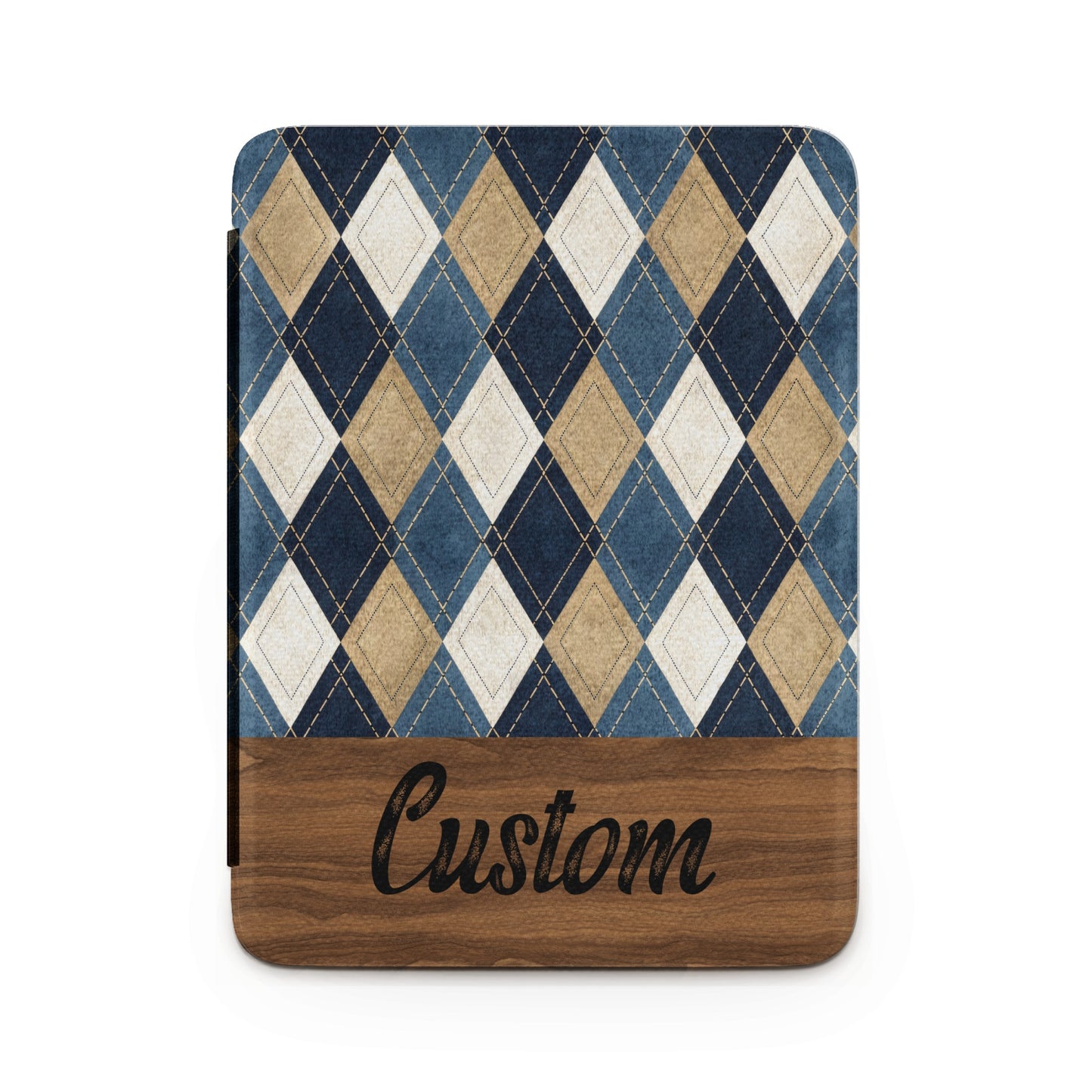 Custom Argyle and Wooden Design Product