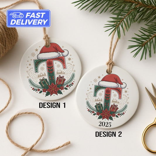 Personalized Initial Christmas Ornaments 2025 product